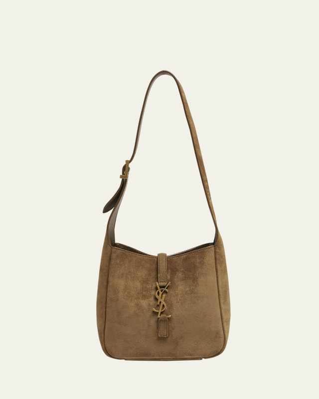 Le 5 A 7 Baby YSL Hobo Bag in Suede